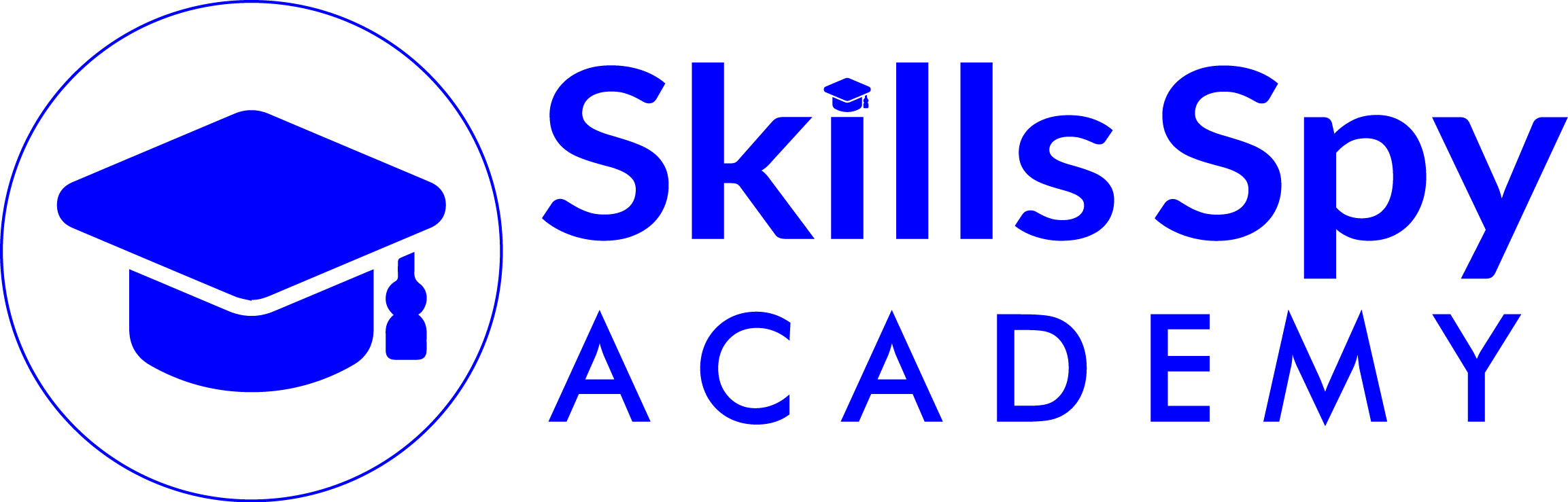 Skills Spy Academy Logo Blue